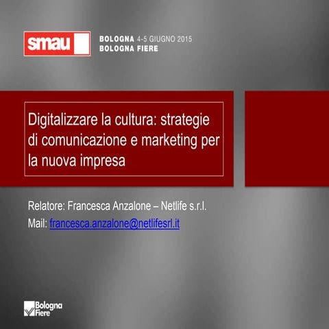 Digitalizzare la cultura 