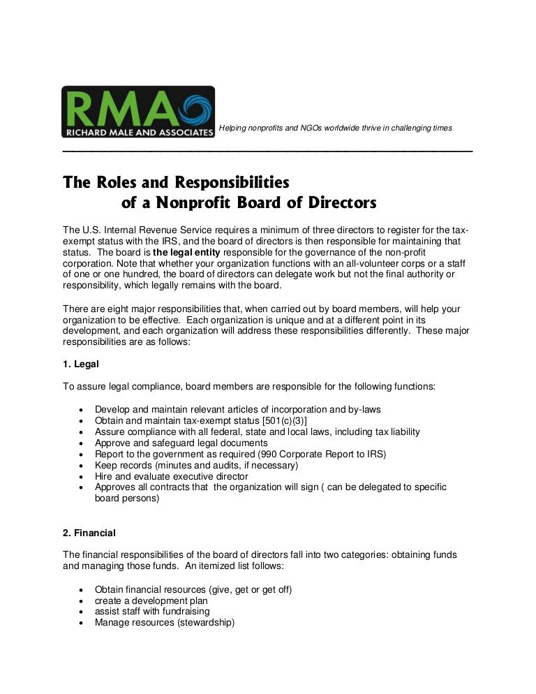 Board Roles-And-Responsibilities