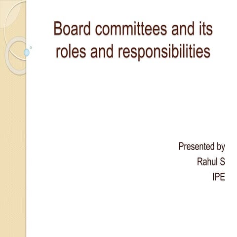 Board committees