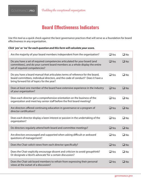 The Five Habits of High-Performing Boards | PPT