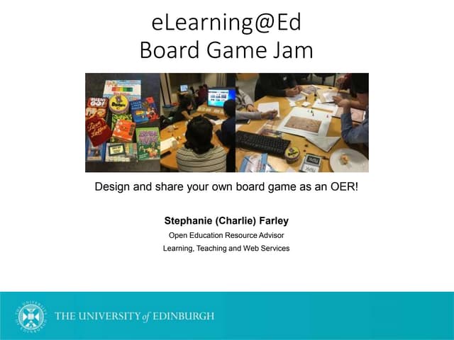 Board Game Jam eLearning ed PPTX Board Game Jam eLearning ed PPTX