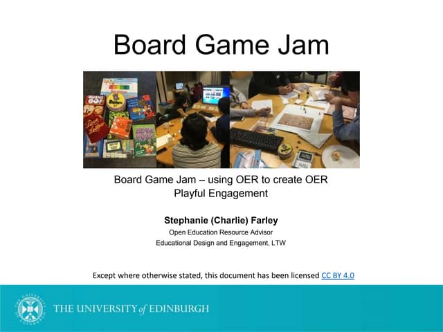 Board Game Jam  OER17