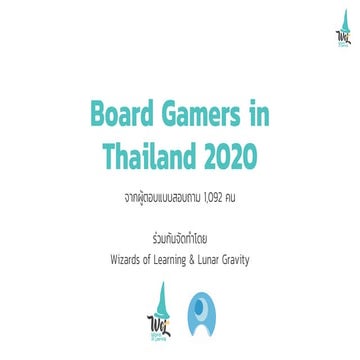 Board gamers in Thailand 2020