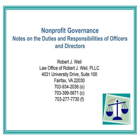 Board Governance for Exempt Organizations