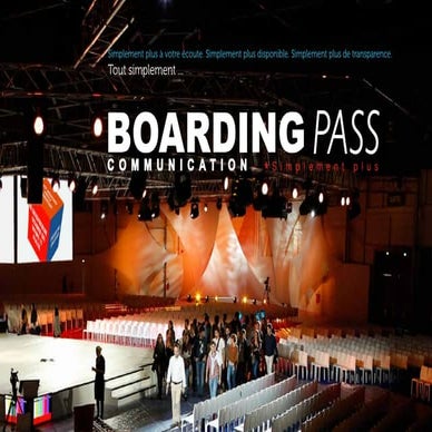 PRESENTATION BOARDING PASS Communication | PDF