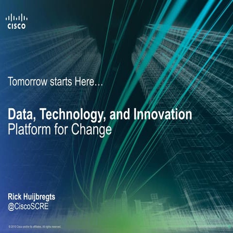 Data, Technology, and Innovation: Platform for Change