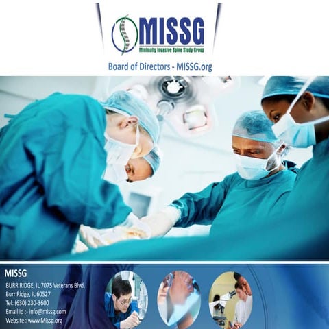 Minimally Invasive Spine Study Group (MISSG) | PDF