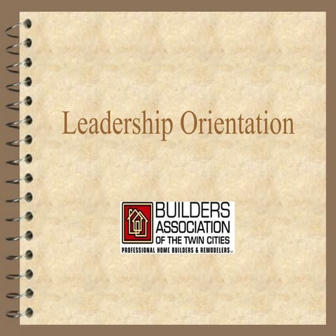 Board orientation 1 2011