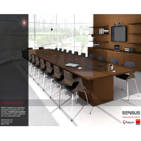 Board room of today presentation