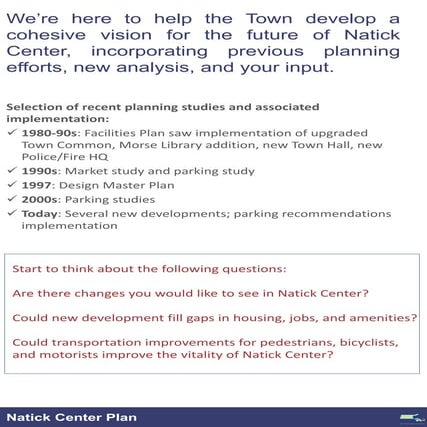 Natick Center Plan 