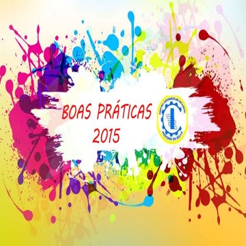 Boas Práticas Ciems 2015
