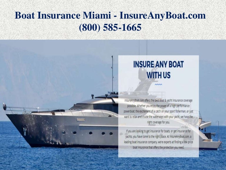 Yacht Insurance Florida