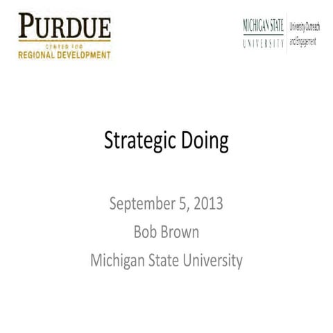 Strategic Doing in Flint 2013