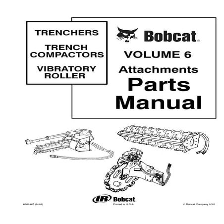 Bobcat Trenchers, Trench Compactors, Vibratory Roller Attachments Parts ...