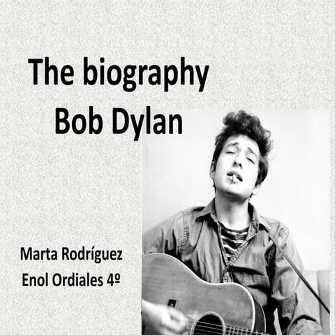 Bob Dylan's biography   
