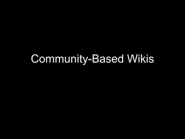 News as Community-Based Wikis
