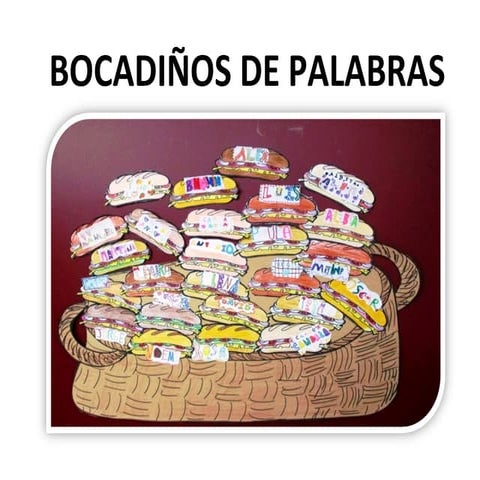 BOCADIÑOS DE PALABRAS  2014 _15