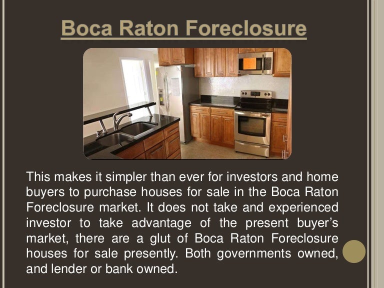 Boca Raton Foreclosure