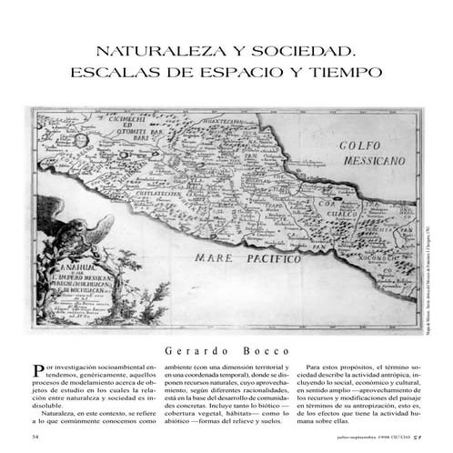 Bocco naturaleza y sociedad   escalas de espacio y tiempo