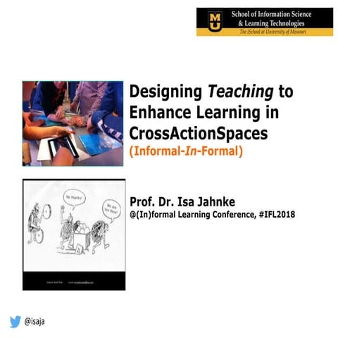 Designing Teaching to Enhance Learning in CrossActionSpaces (Informal-In-Form...
