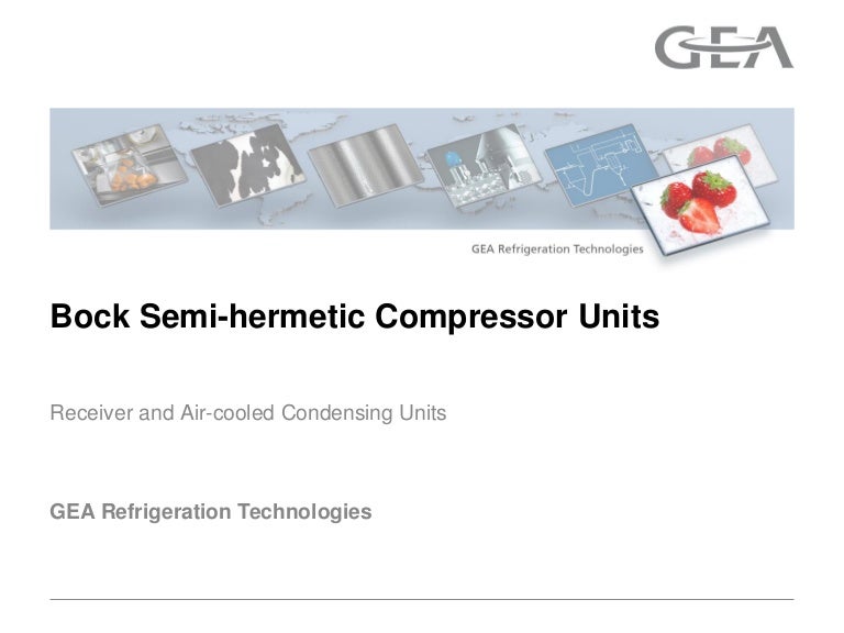 Bock compressor units