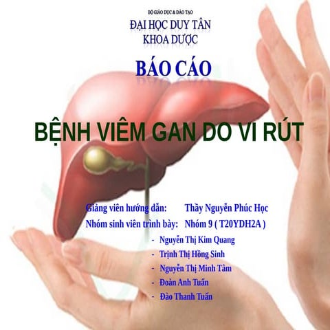 Báo cáo bệnh viêm gan do vi rút | PDF