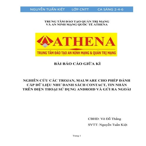 Báo cáo giữa kỳ