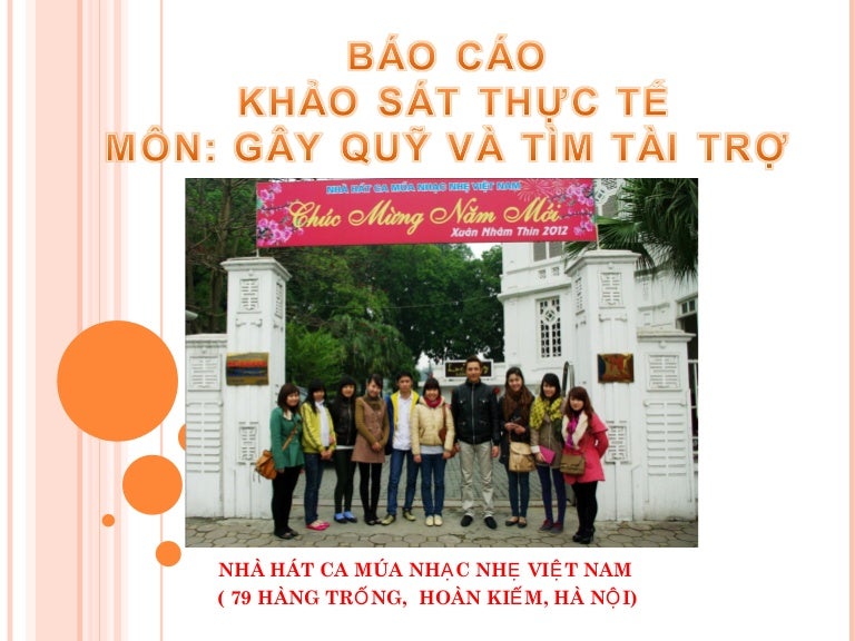 Báo cáo khảo sát thực tế - SlideShare