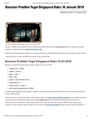 daftar togel lengkap sgp