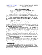 Báo cáo tham luận