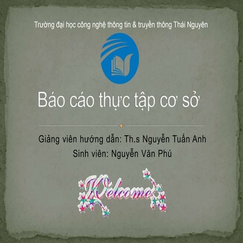 Báo cáo thực tập cơ sở