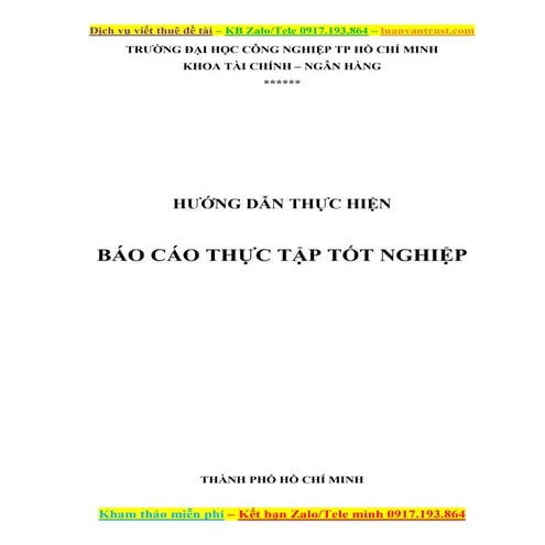 Báo cáo thực tập khoa tài chính – ngân hàng Trường Đại học Công Nghiệp.doc