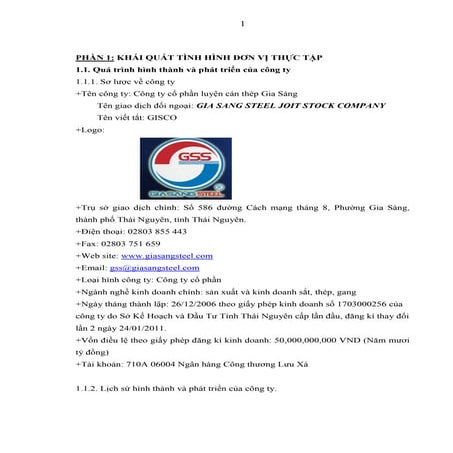 Báo cáo thực tập lần 1