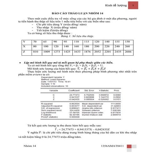 Báo cáo thảo luận nhóm 14