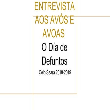 Entrevista aos avós