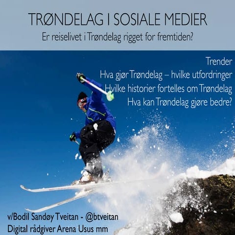 Bodil Sandøy Tveitan -  Trøndelag i sosiale medier