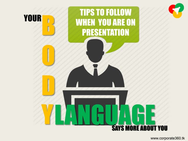 Body language  on presentations  corporate 360 training solutions