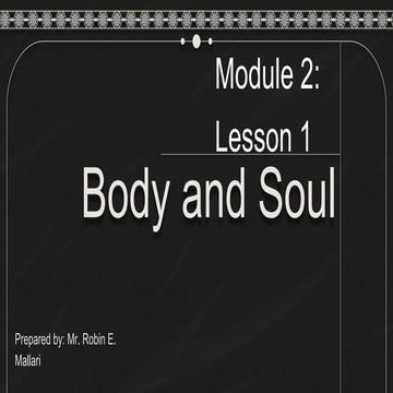 What is the soul? | PPT