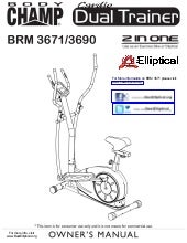 Schwinn 430 elliptical trainer User Manual