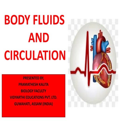 Body fluids and circulation