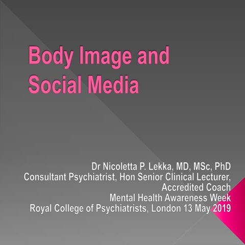 Body Image and Social Media