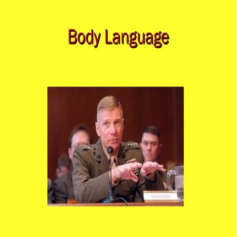 Body language