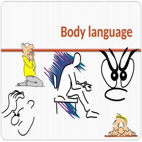 BODY LANGUAGE LINGUAGEM CORPORAL EM INGLÊS.ppt