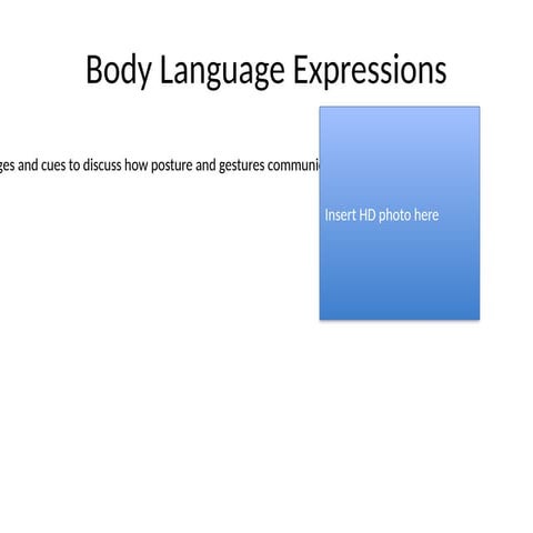 Understanding Body Language: Posture and Gestures That Communicate ...