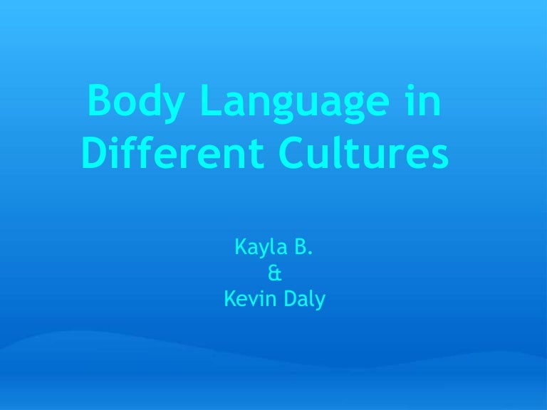 Body Language in Different Cultures
