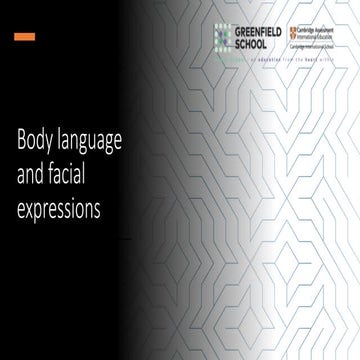 body language primary powerpoint for students