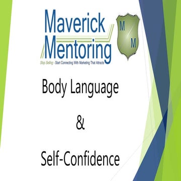 Body Language & Self-confidence