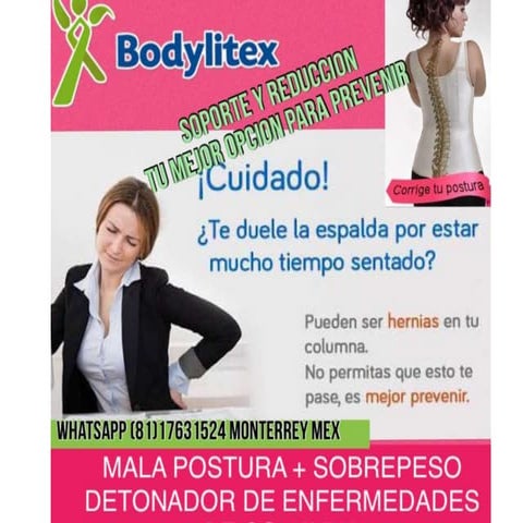 BODYLITEX SOPORTE PARA LA COLUMNA