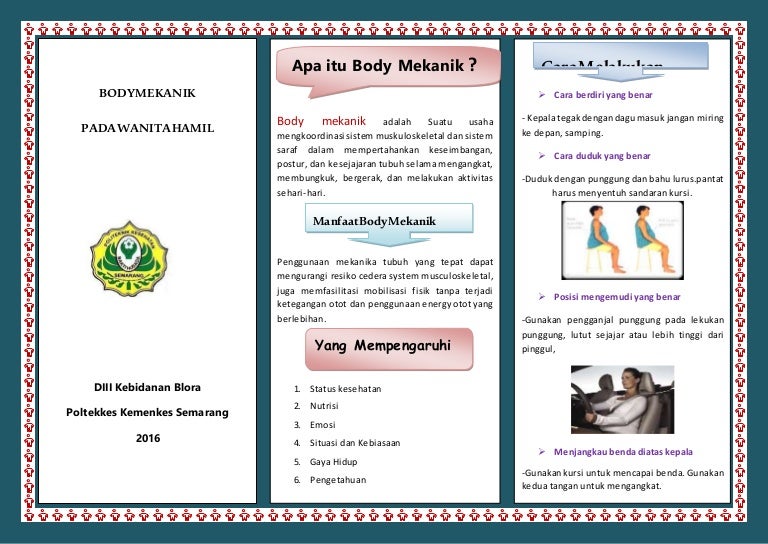 Body Mekanik Ibu Hamil