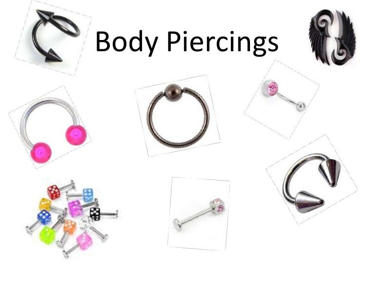 Body piercings presentation 2